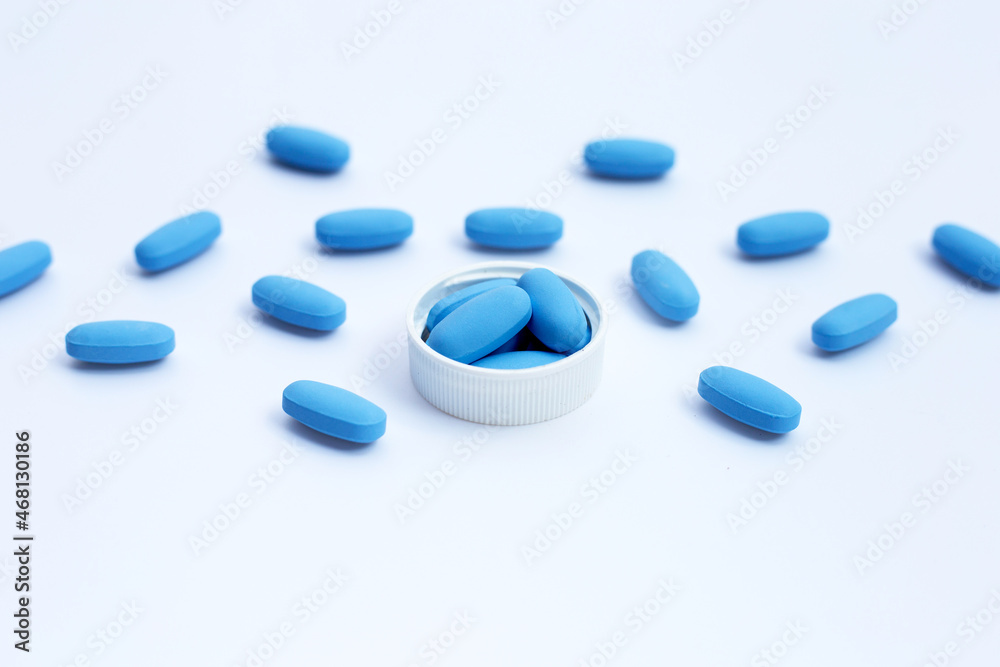 PrEP ( Pre-Exposure Prophylaxis) blue pills used to prevent HIV PrEP ( Pre-Exposure Prophylaxis) blue pills used to prevent HIV