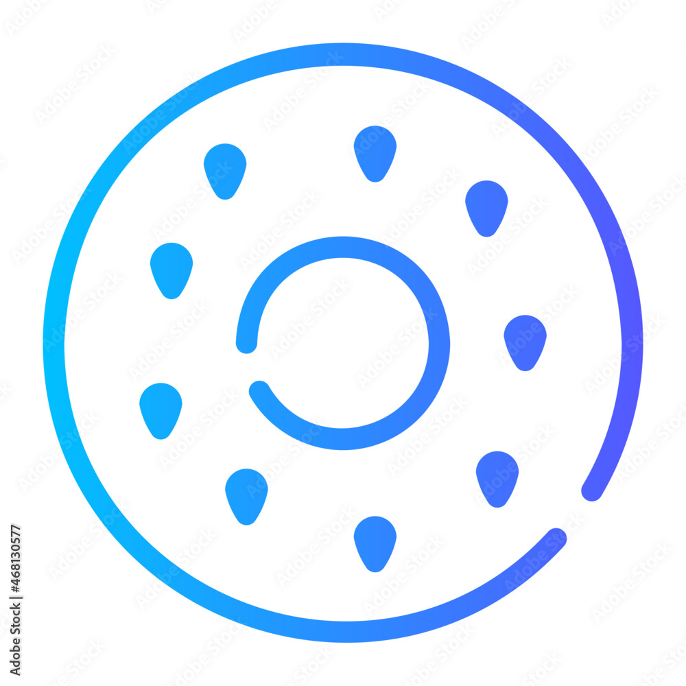 Fototapeta premium bagel icon