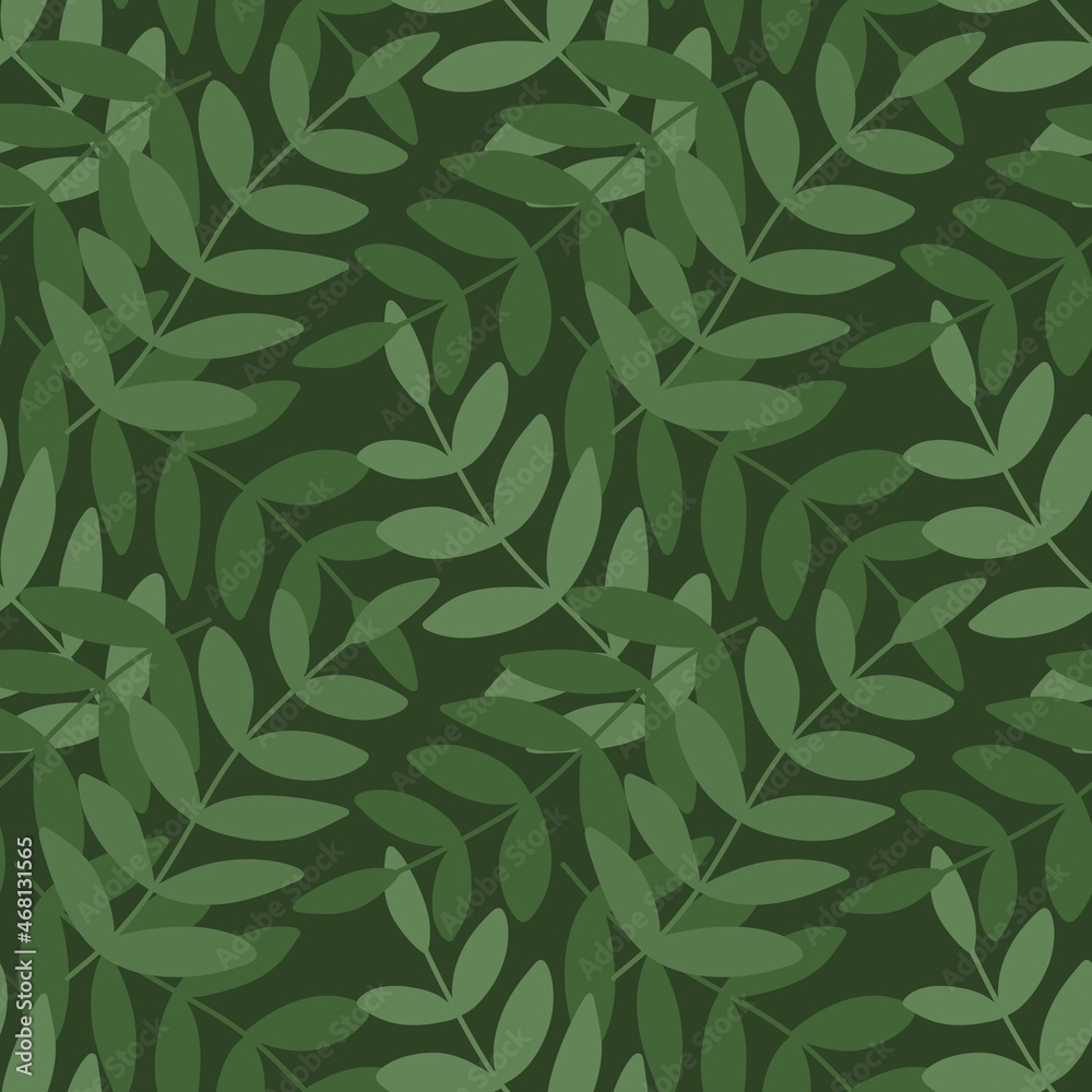 Seamless pattern with leaves for fabrics and textiles Seamless pattern with leaves for fabrics and textiles