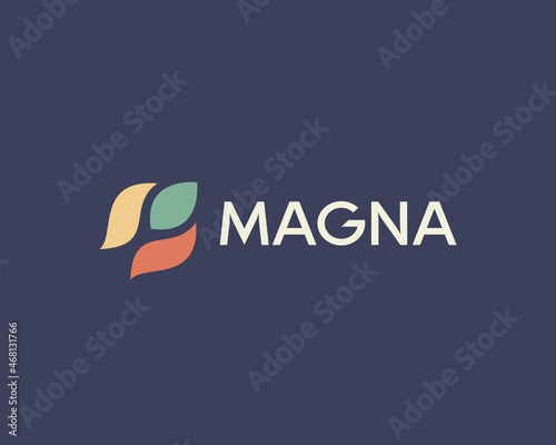 Abstract rocket logo design template. Creative modern icon sign. Universal speed launching startup mark vector logotype.