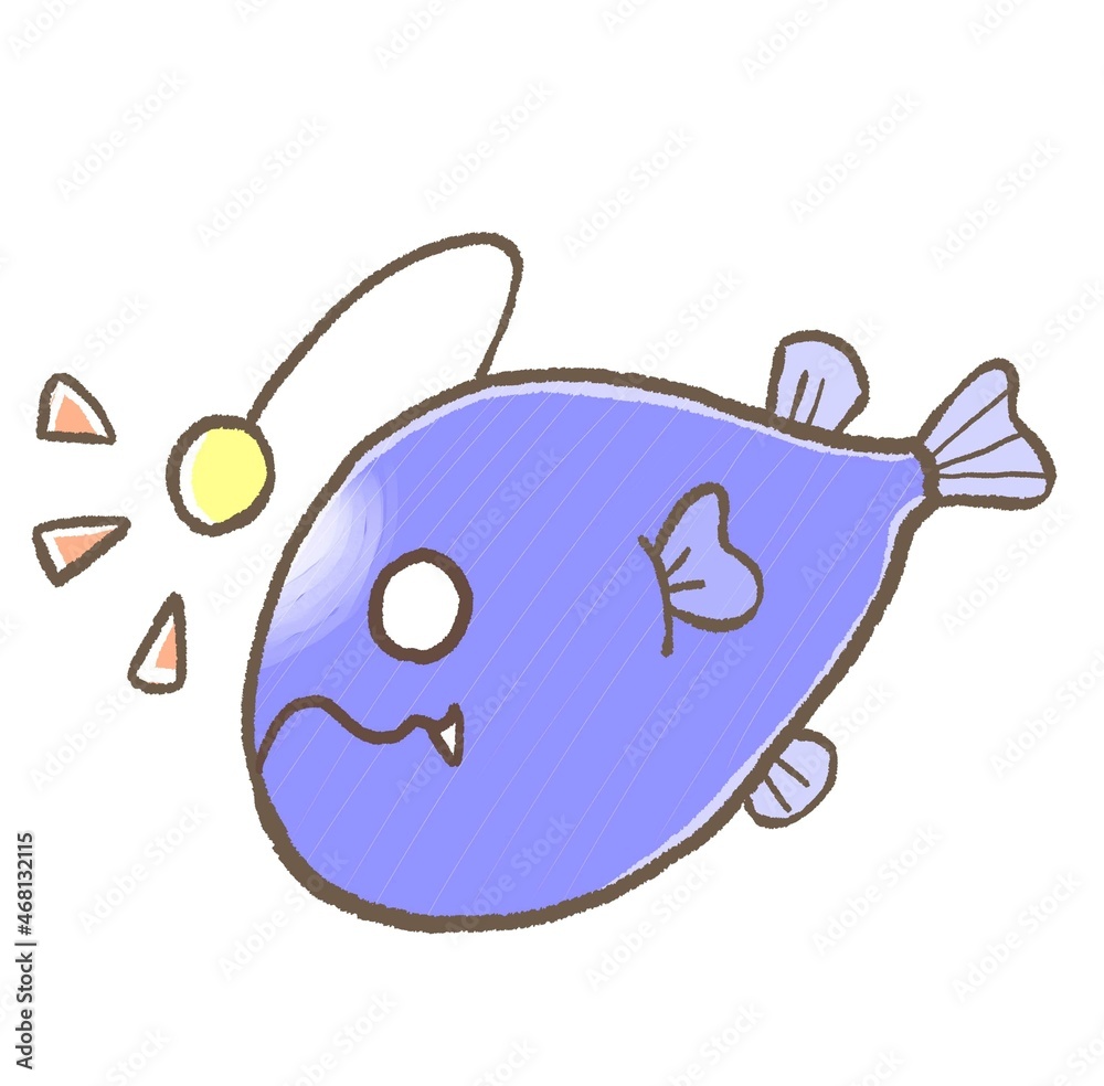 R もっとメルヘンな水族館 チョウチンアンコウ Stock Illustration Adobe Stock R もっとメルヘンな水族館 チョウチンアンコウ Stock Illustration Adobe Stock