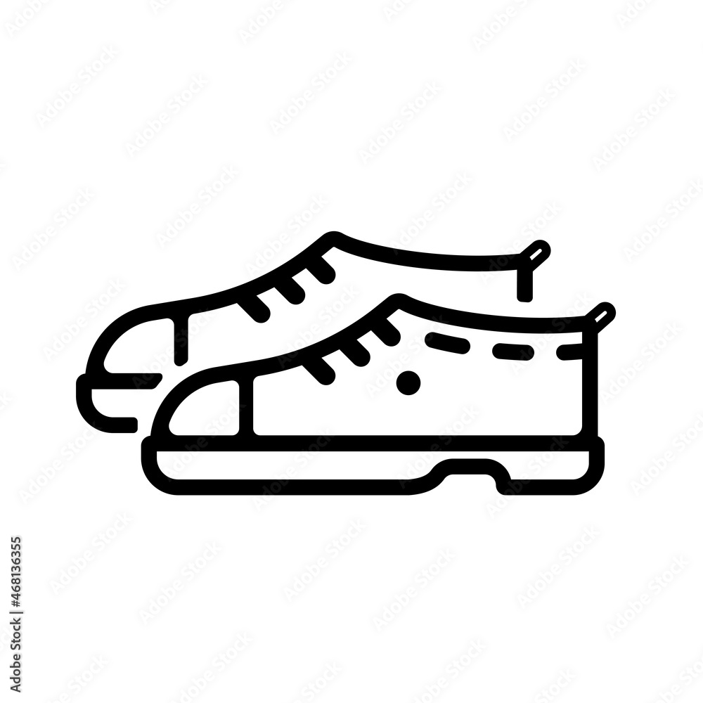 Shoes, footwears vector icon illustration