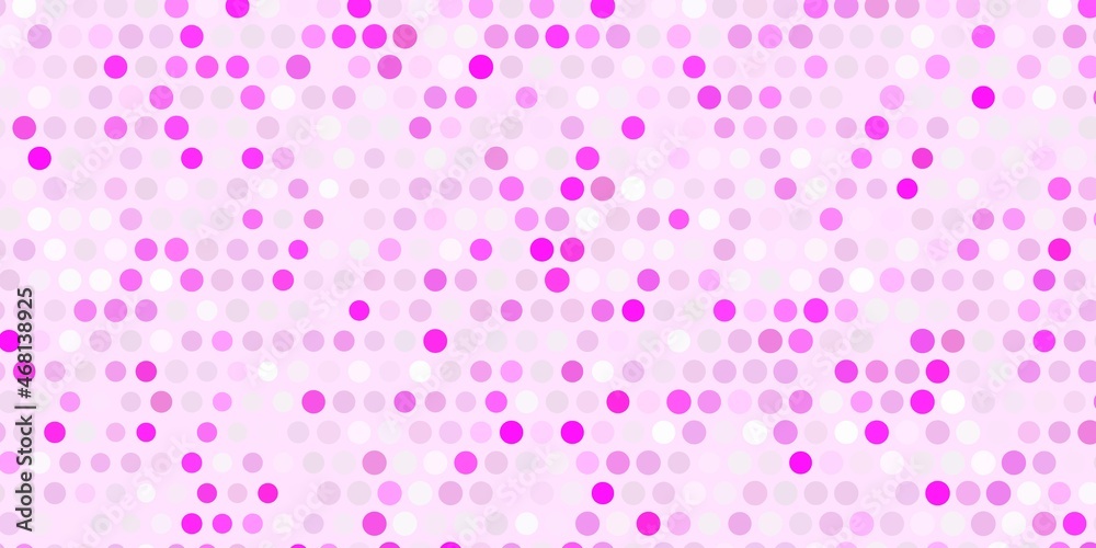 Light pink, yellow vector backdrop with dots.