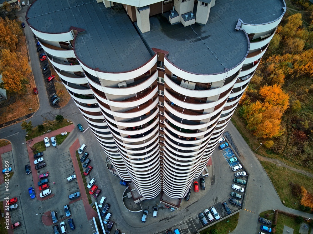residential blocks of the millennium housing estate in Katowice