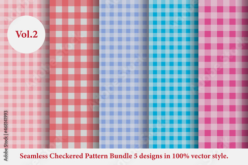 classic checkered pattern Vol.2,checkered pattern,Argyle vector, which is tartan,Gingham pattern,Tartan checked plaids,seamless fabric texture in retro style,abstract colored pattern