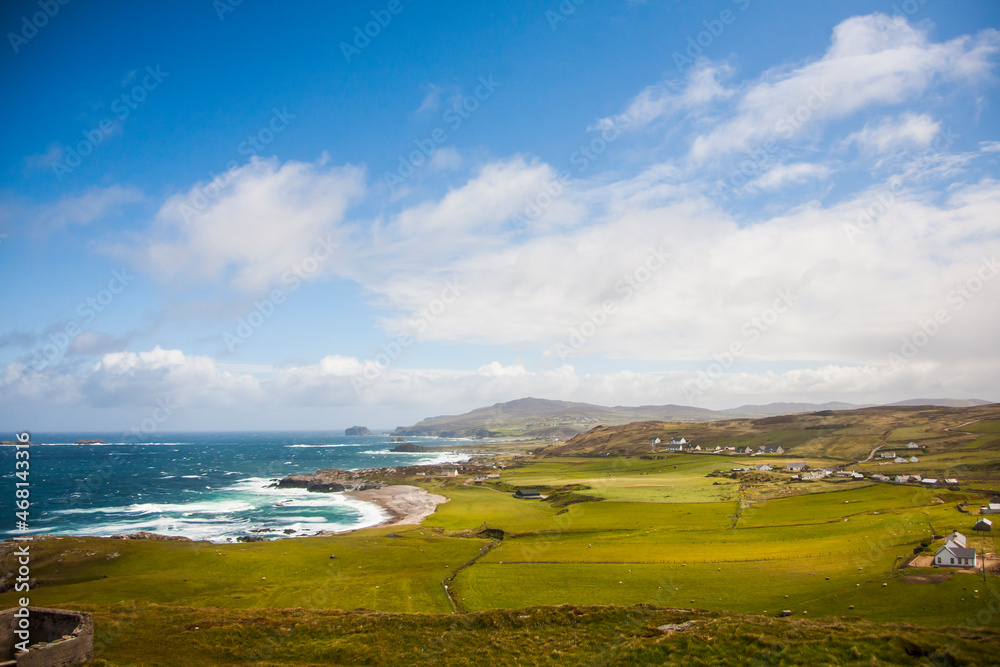 Spring landscape in the lands of Ireland Spring landscape in the lands of Ireland