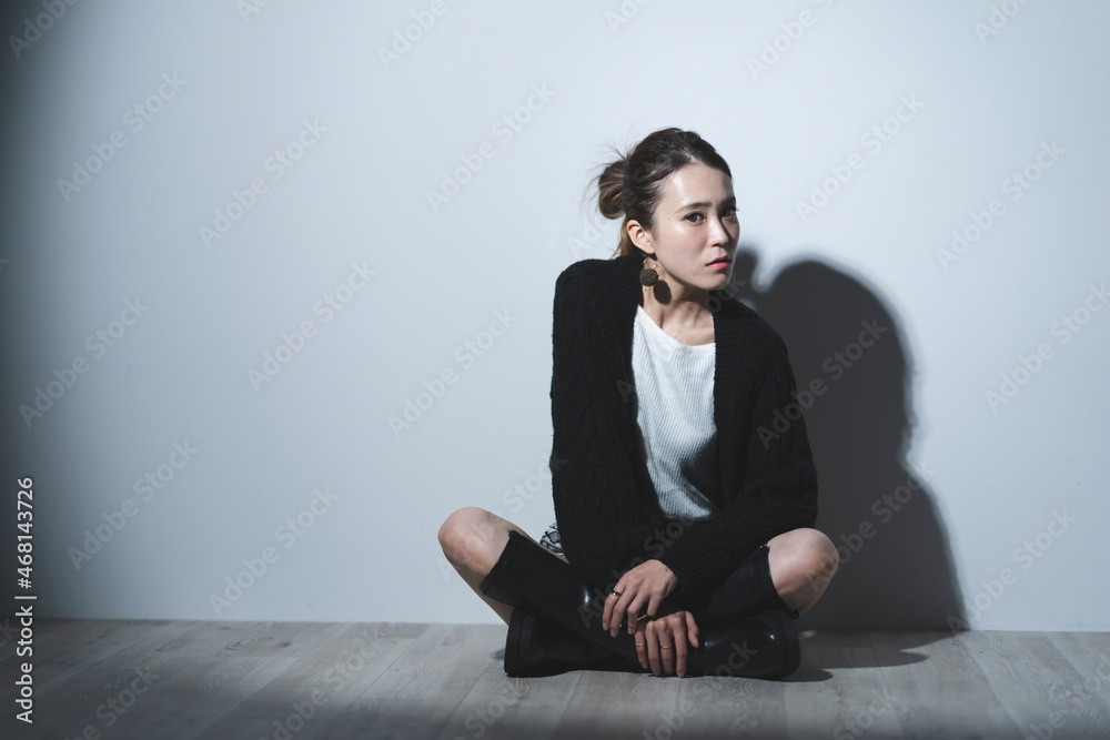 クールな女性ポートレート クールな女性ポートレート