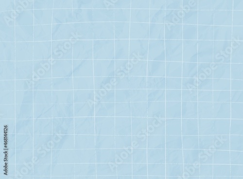 White grid on light blue background. Hand drawn texture, backdrop, cover, banner. 