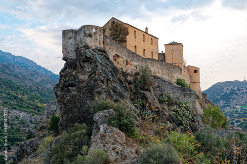 old castle in the Corse village