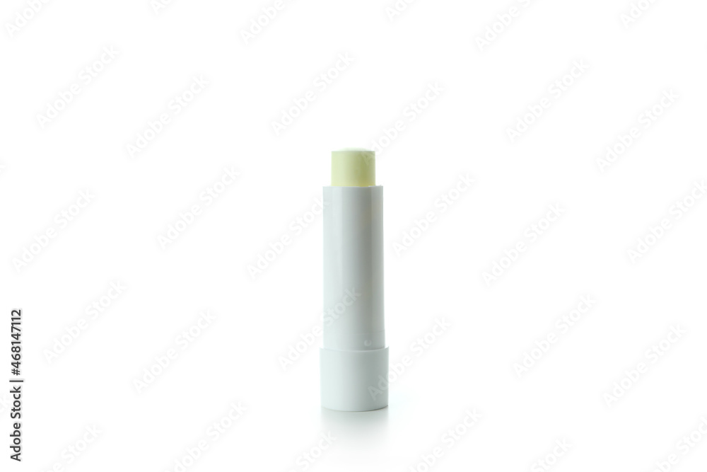 Eco lipstick isolated on white background, close up Eco lipstick isolated on white background, close up