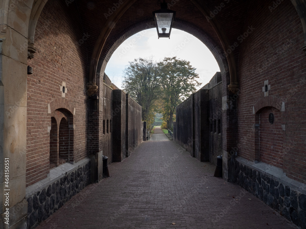 Fortress city Naarden Vesting in the Netherlands