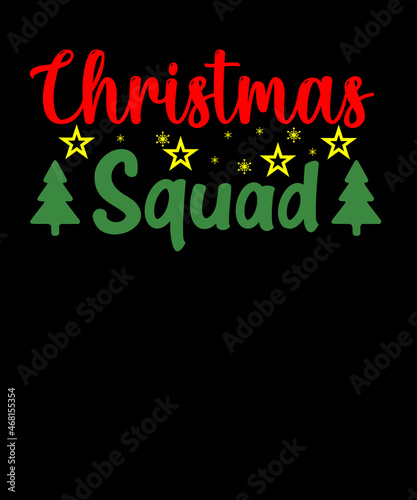 Christmas Squad Family Christmas Outfit Gift Christmas t-shirt design