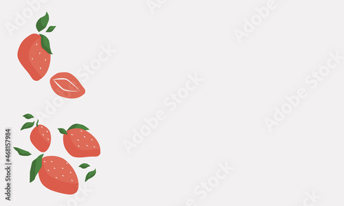 Wallpaper Mural Strawberries Torontodigital.ca