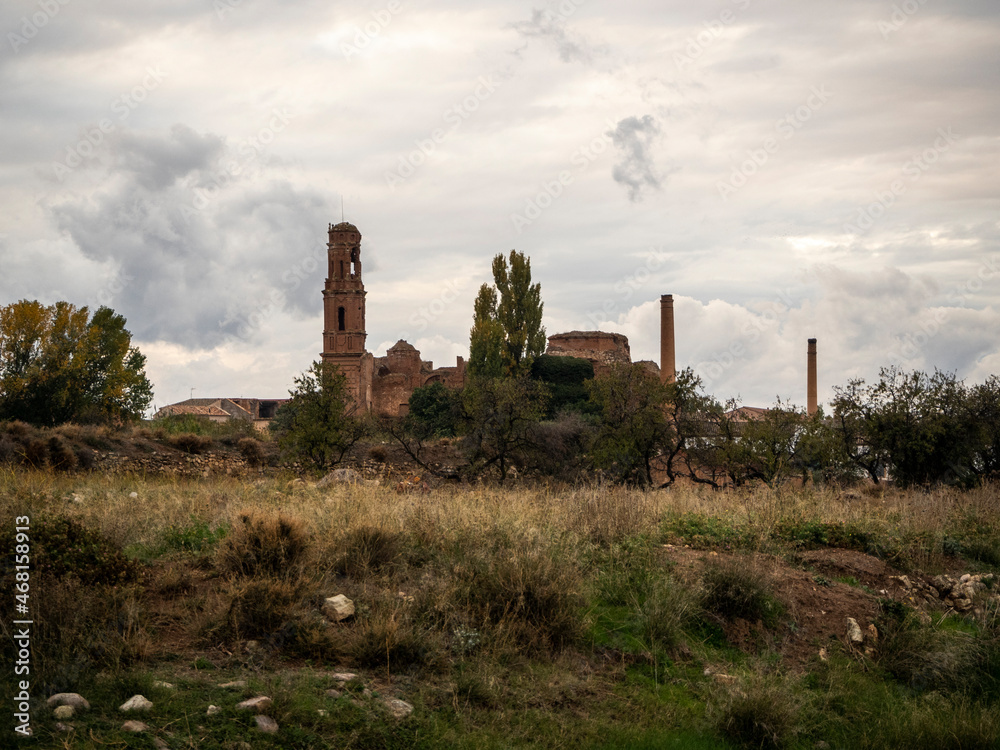 imagen de la ruinas del pueblo viejo de Belchite 