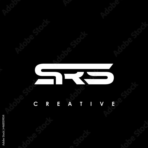 SRS Letter Initial Logo Design Template Vector Illustration