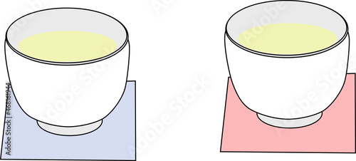 男女のお茶タイムのイメージ