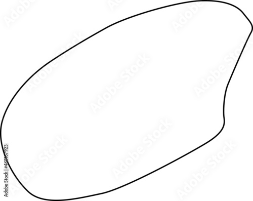 美味しい一粒のお米のイラスト素材