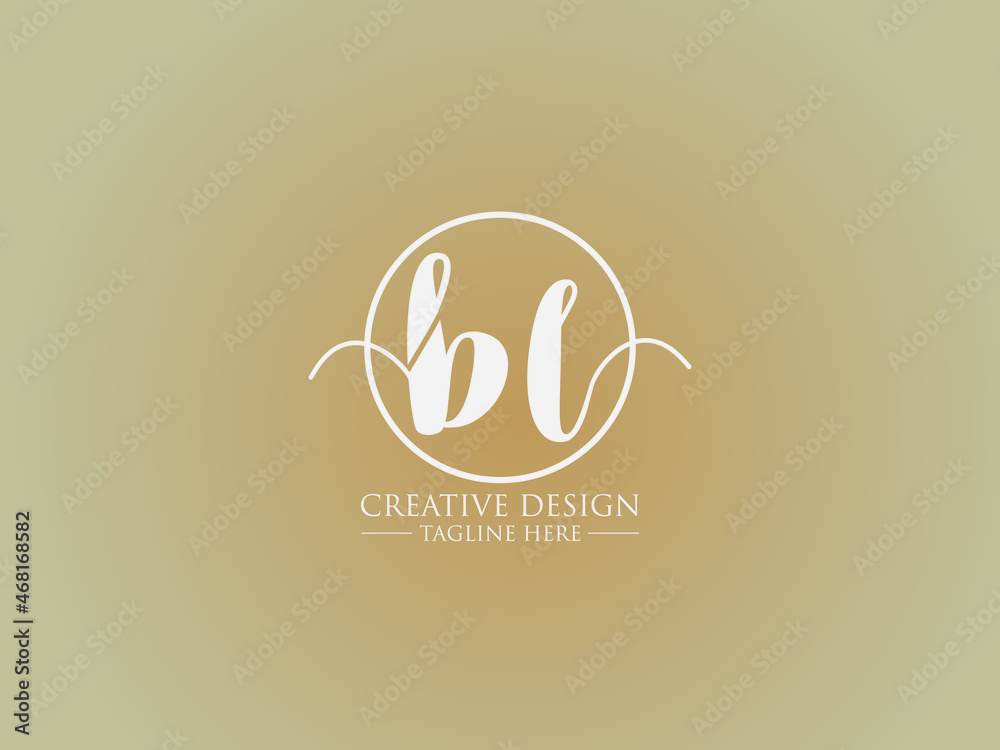 Initials BL Logo Vector Template and luxury monogram logo. Initials BL Logo Vector Template and luxury monogram logo.