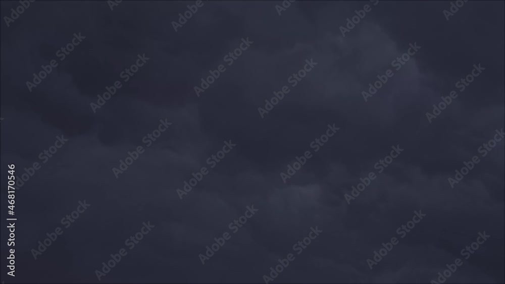 Lightninig and Cloud.
Many lightnings bolts in the black sky illuminate the clouds randomly.
Video with matte channel.