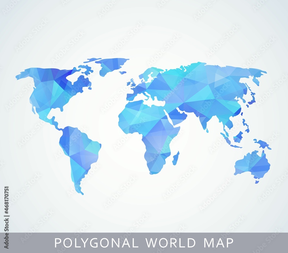 Polygonal World Map