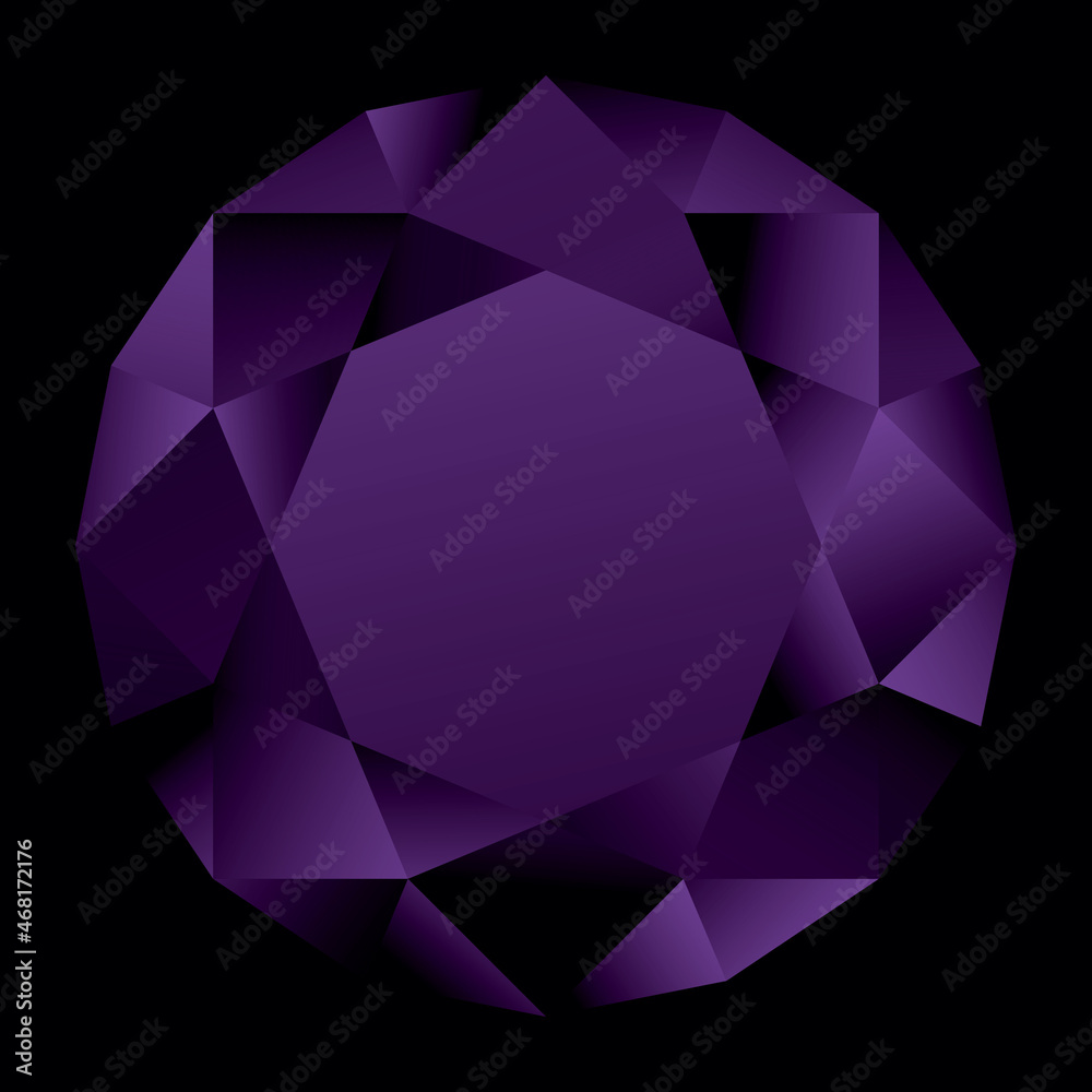 Violet Brilliant Diamond game on black backgrounds