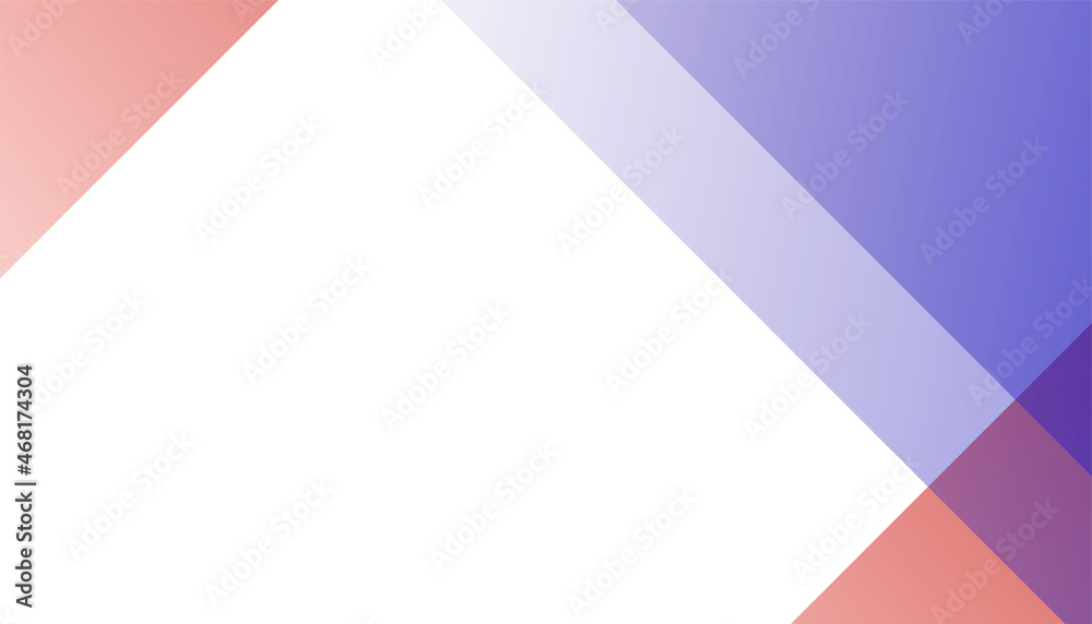 Modern simple red and blue abstract background