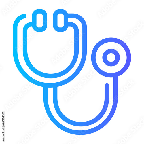 stethoscope gradient icon