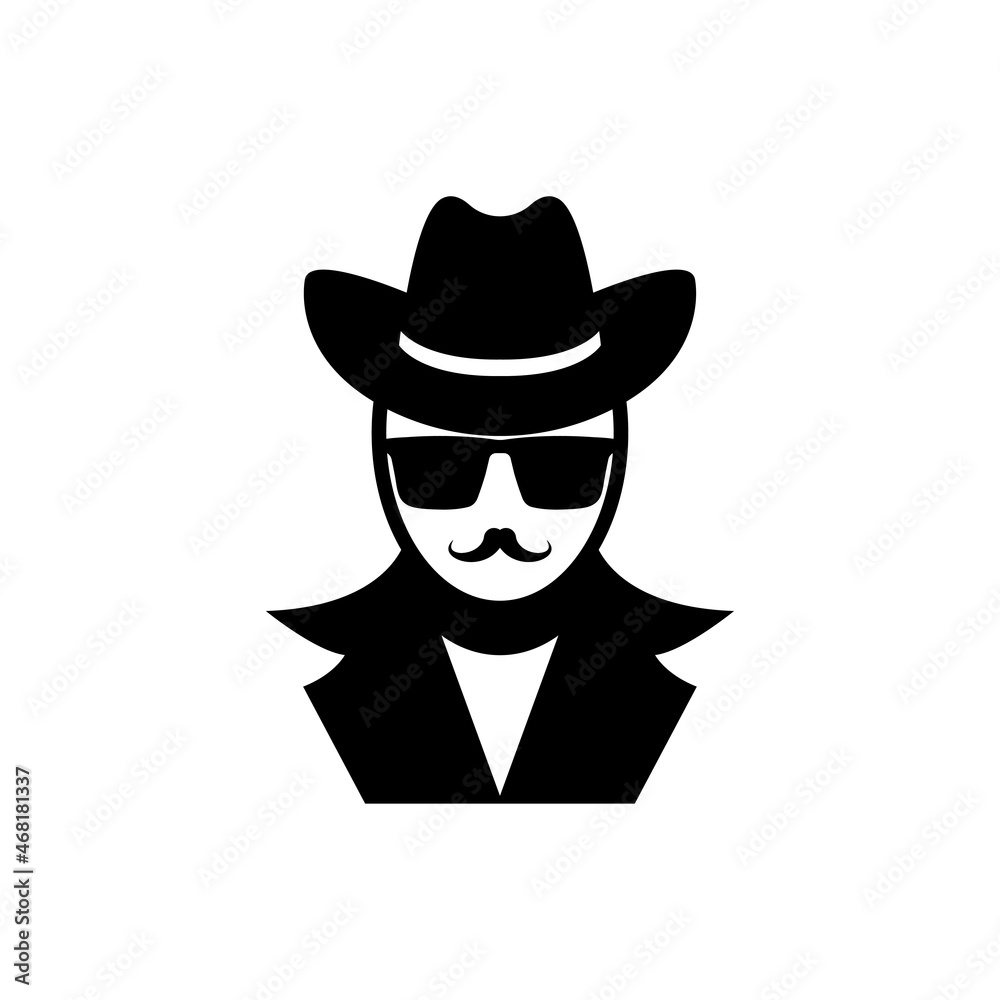 spy icon design template vector spy icon design template vector
