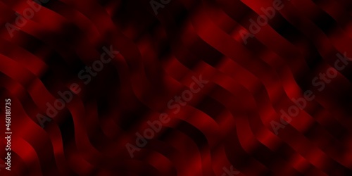 Dark Orange vector pattern with lines.