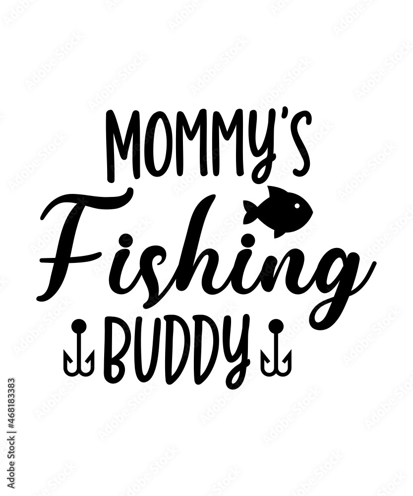 Fototapeta premium Fishing SVG Bundle, Fisherman Svg, Svg Cut files