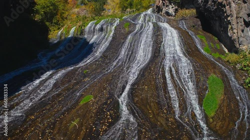 Beautiful Jermuk Waterfall in Armenia