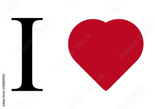 Icono de te quiero en fondo blanco.