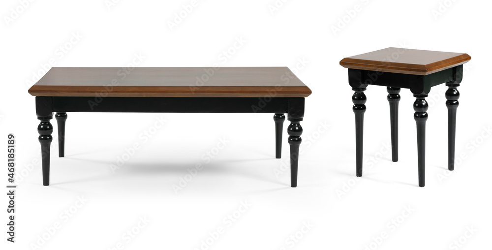 coffee table isolated on a white background coffee table isolated on a white background