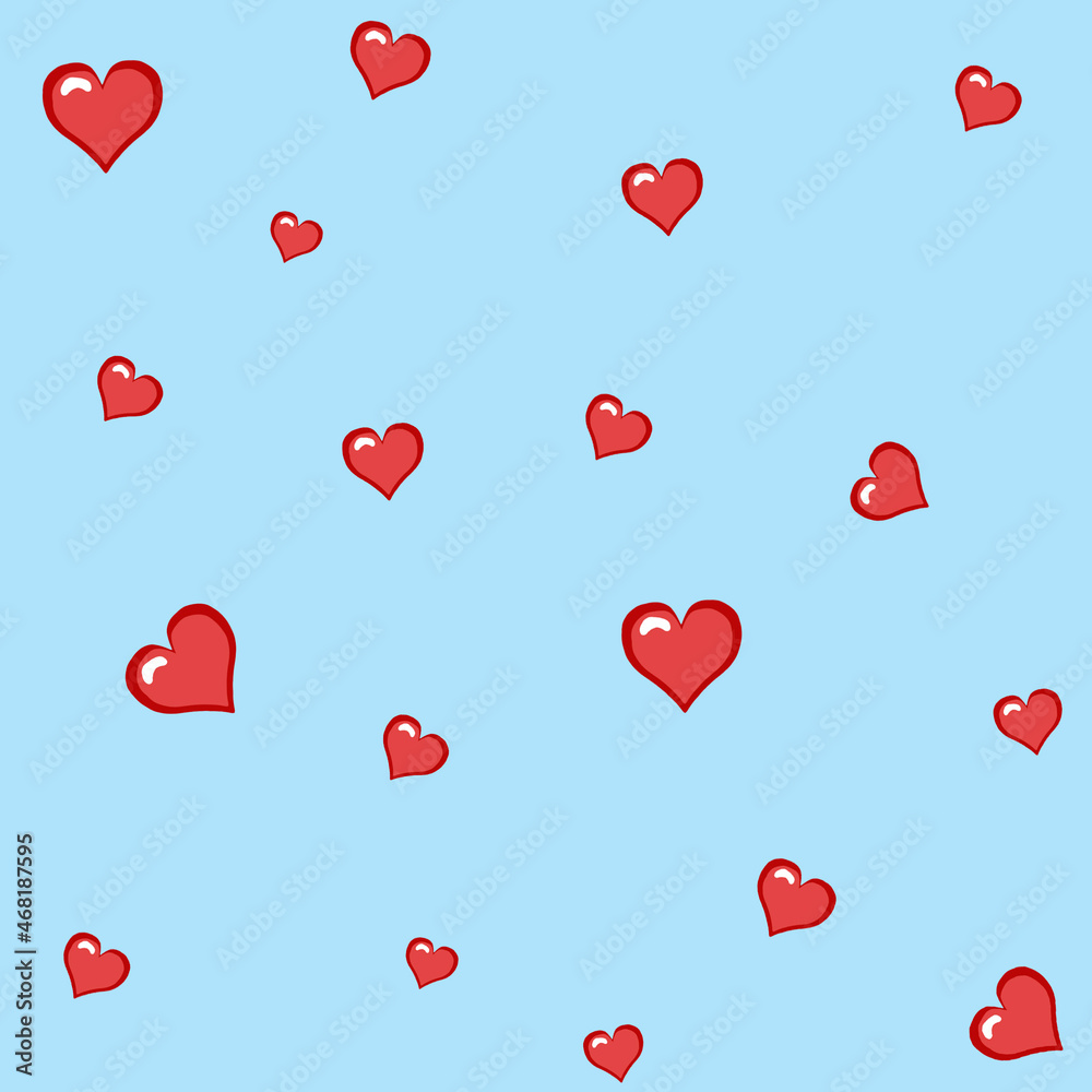 simple pattern with hearts on blue background, basis for designer, wallpaper, gift wrapping, valentine's day background, bitmap simple pattern with hearts on blue background, basis for designer, wallpaper, gift wrapping, valentine's day background, bitmap