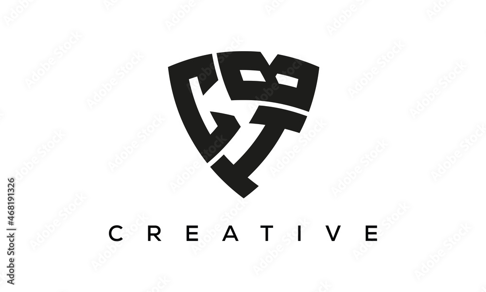 CIB letters logo, security Shield logo vector CIB letters logo, security Shield logo vector