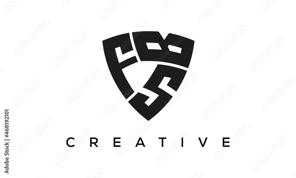 FSB letters logo, security Shield logo vector FSB letters logo, security Shield logo vector