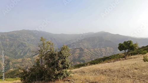 rif Mountain landscapes in Morocco, taberrant photo