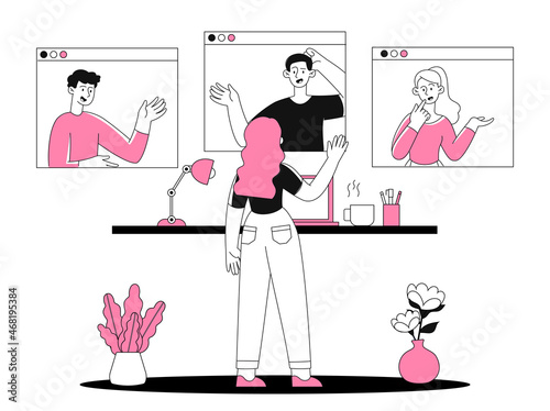 Concept of online work