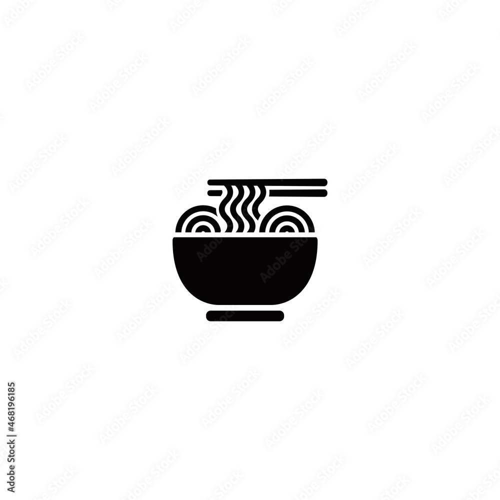 Noodle simple flat icon vector illustration Noodle simple flat icon vector illustration