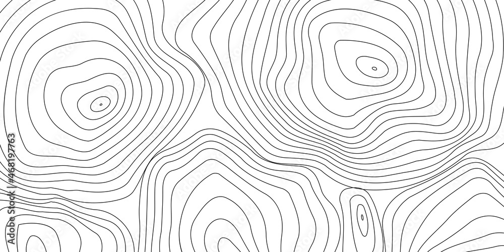 Topographic line wavy pattern, map contour outline curve background top view. Topographic line wavy pattern, map contour outline curve background top view.