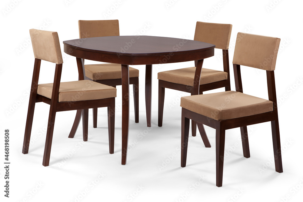 dining table isolated on white background dining table isolated on white background