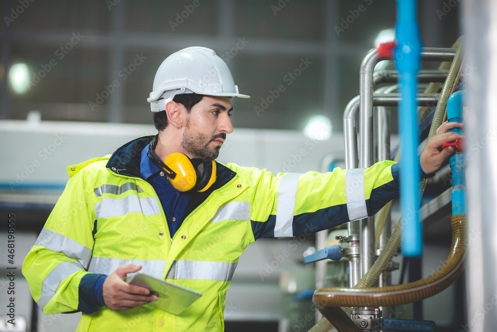 professional technician engineer working to control electrical power and safety service professional technician engineer working to control electrical power and safety service