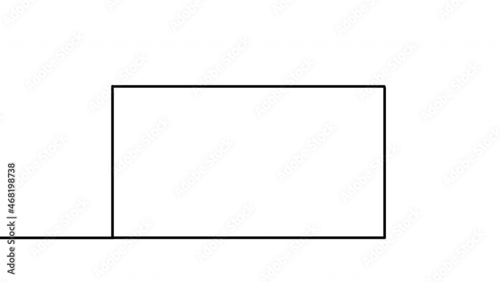 Envelope with letter, message self drawing animation. Line art. Concept of communication and correspondence. Envelope with letter, message self drawing animation. Line art. Concept of communication and correspondence.
