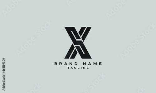 XS, SHX, XHS, Abstract initial monogram letter alphabet logo design