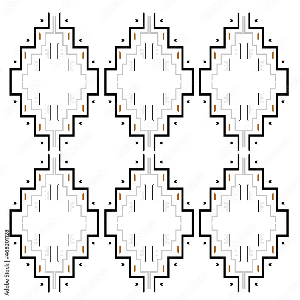 Luxury Design Ornaments Aztecs Geometric Pattern, Texture, Background