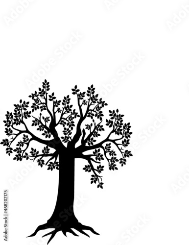 tree, nature, vector, branch, leaf, spring, illustration, plant, season, silhouette, summer, autumn, flower, leaves, art, design, blossom, winter, cherry, fall, drawing, symbol, environment, life, dec