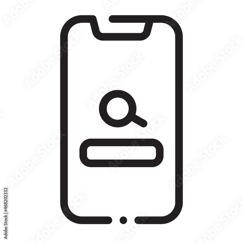 browsing line icon