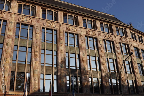 Facade of a building in Berlin, Germany