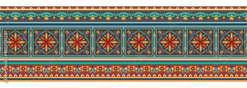 Vector abstract decorative ethnic ornamental illustration