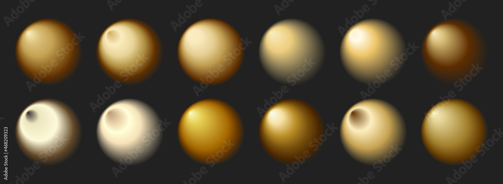 Circular golden blurred gradient collection. Vibrant soft blurry premium gradients for modern trendy design in black and gold colors. Luxury rich golden Gradient shapes set palette. Soft golden light Circular golden blurred gradient collection. Vibrant soft blurry premium gradients for modern trendy design in black and gold colors. Luxury rich golden Gradient shapes set palette. Soft golden light